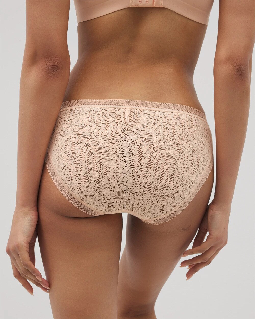 PEACH PARFAIT - Soma Hipster Panty with Stretch Lace