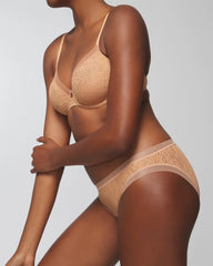 CREME BRULEE - Soma Hipster Panty with Stretch Lace