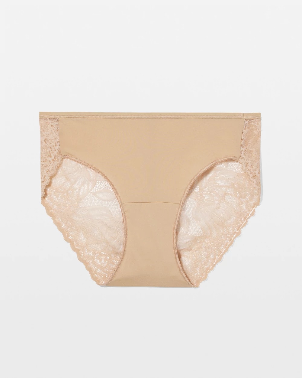 WARM AMBER - Lace Back Hipster Panty