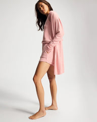 CAMEO PINK/DUSTY ROSE - CozyLuxe Pajama Short