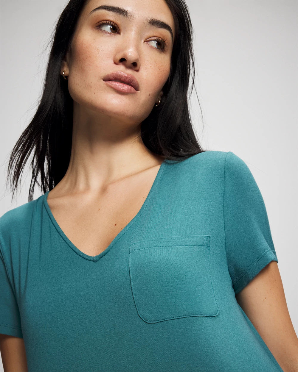 CERULEAN TEAL - Short-Sleeve Sleepshirt