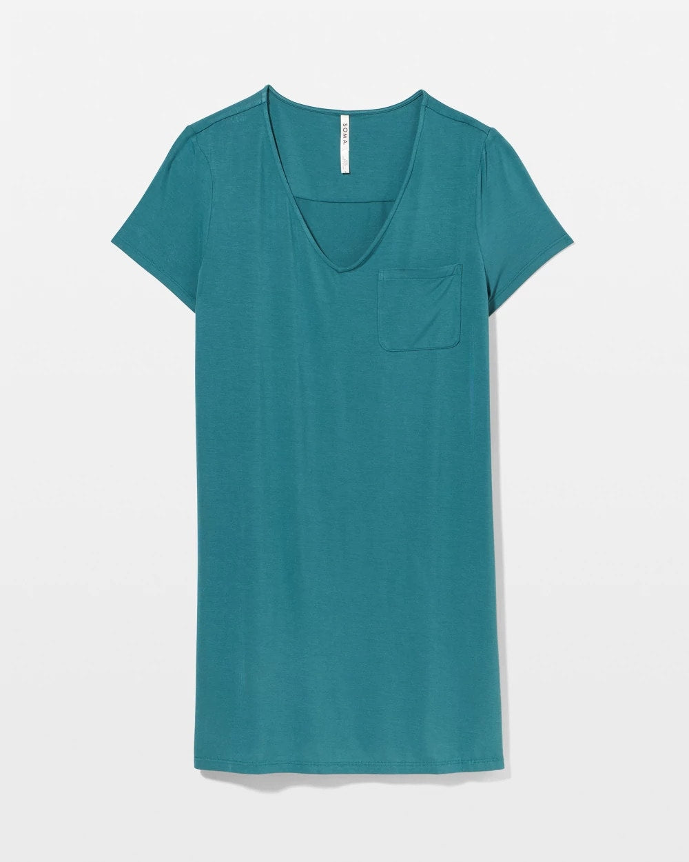 CERULEAN TEAL - Short-Sleeve Sleepshirt