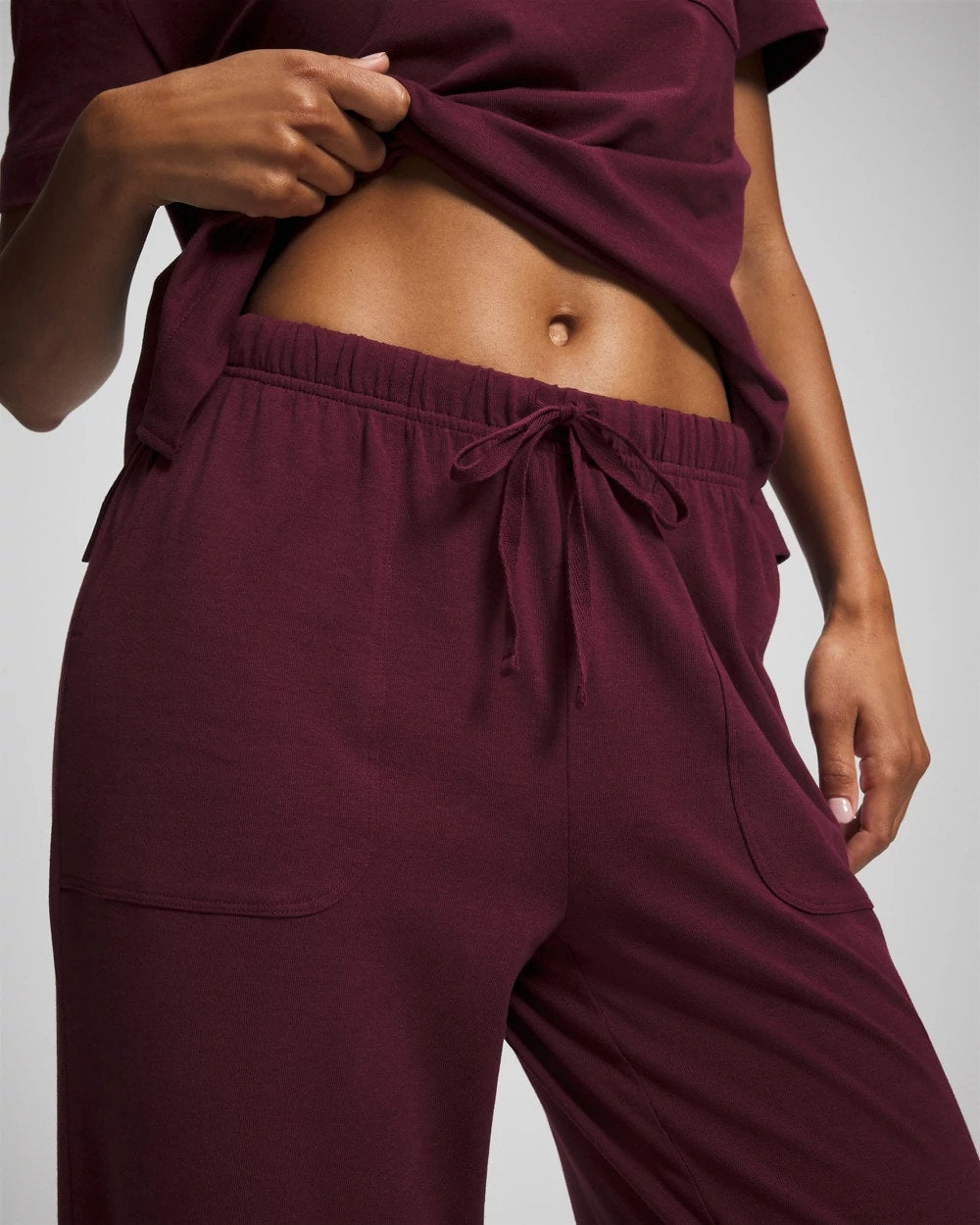 VELVET PLUM - Pajama Pants