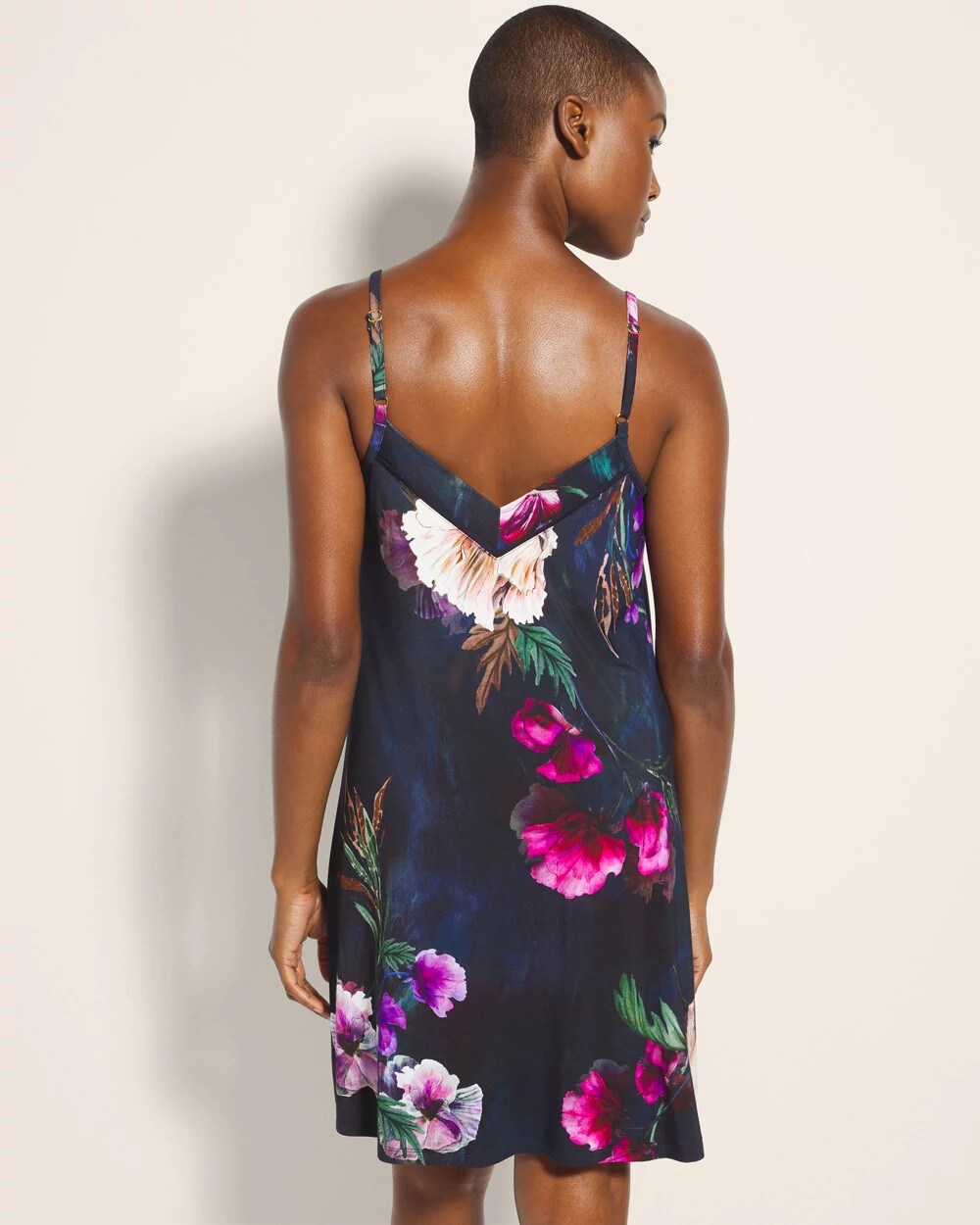 FLEUR EVER DRAMA NAVY - Chemise with Piping