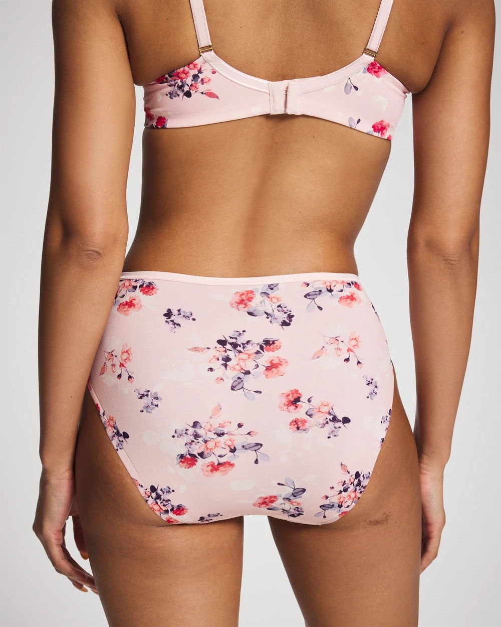 FLORAL DREAMS MINI PINK - Edge High-Leg Panty
