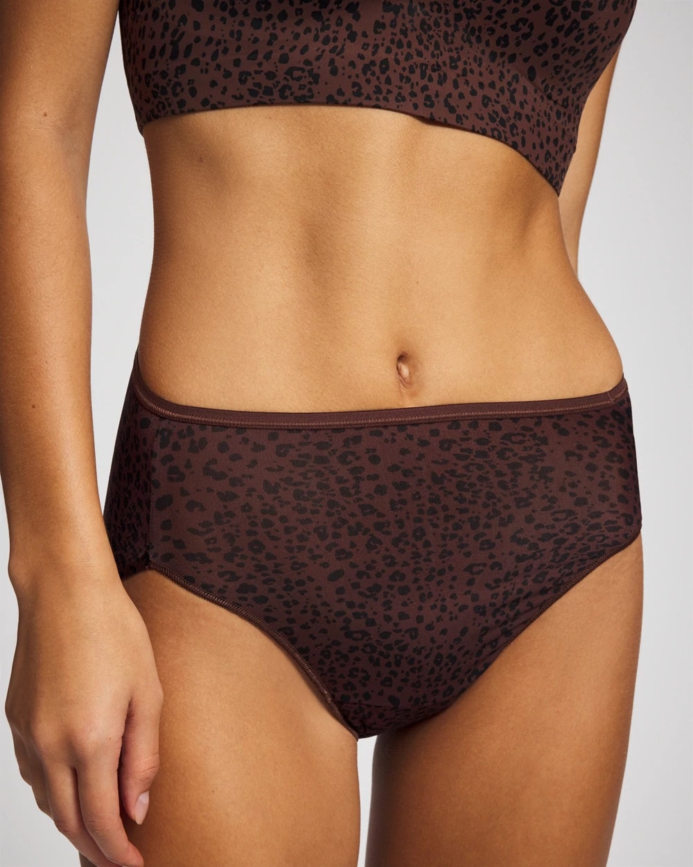 HOT SPOT MOCHA MINI - Edge High-Leg Panty