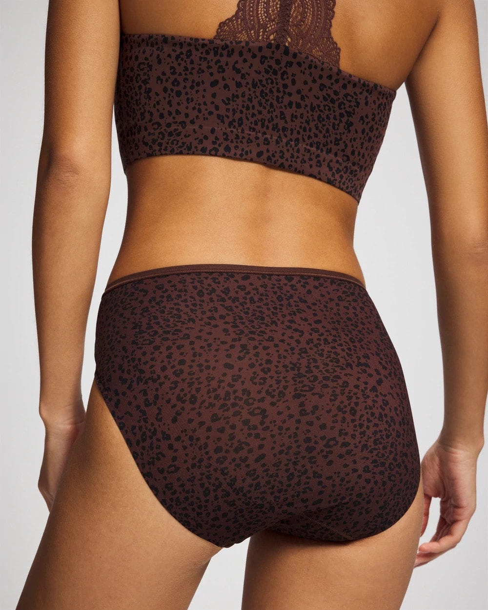 HOT SPOT MOCHA MINI - Edge High-Leg Panty