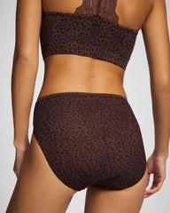 HOT SPOT MOCHA MINI - Edge High-Leg Panty