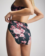 COTTAGE FLORAL MINI GREEN - Edge High-Leg Panty