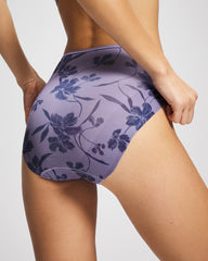 REFLECTION BLOOMS M LAV - Edge High-Leg Panty