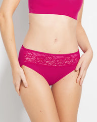 PINK COSMO - Edge High-Leg Panty with Lace