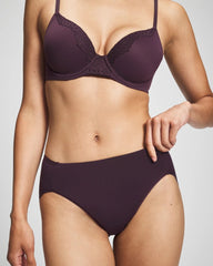 PLUM PERFECT - High-Leg Brief Panty