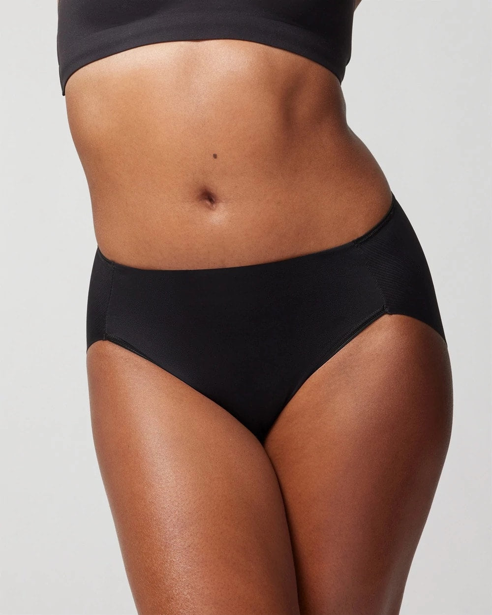 BLACK - High-Leg Brief Panty