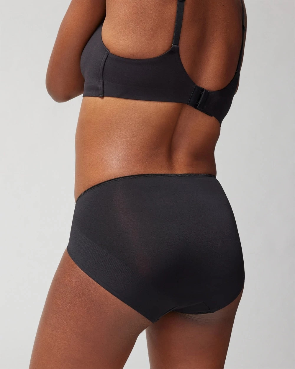 BLACK - High-Leg Brief Panty