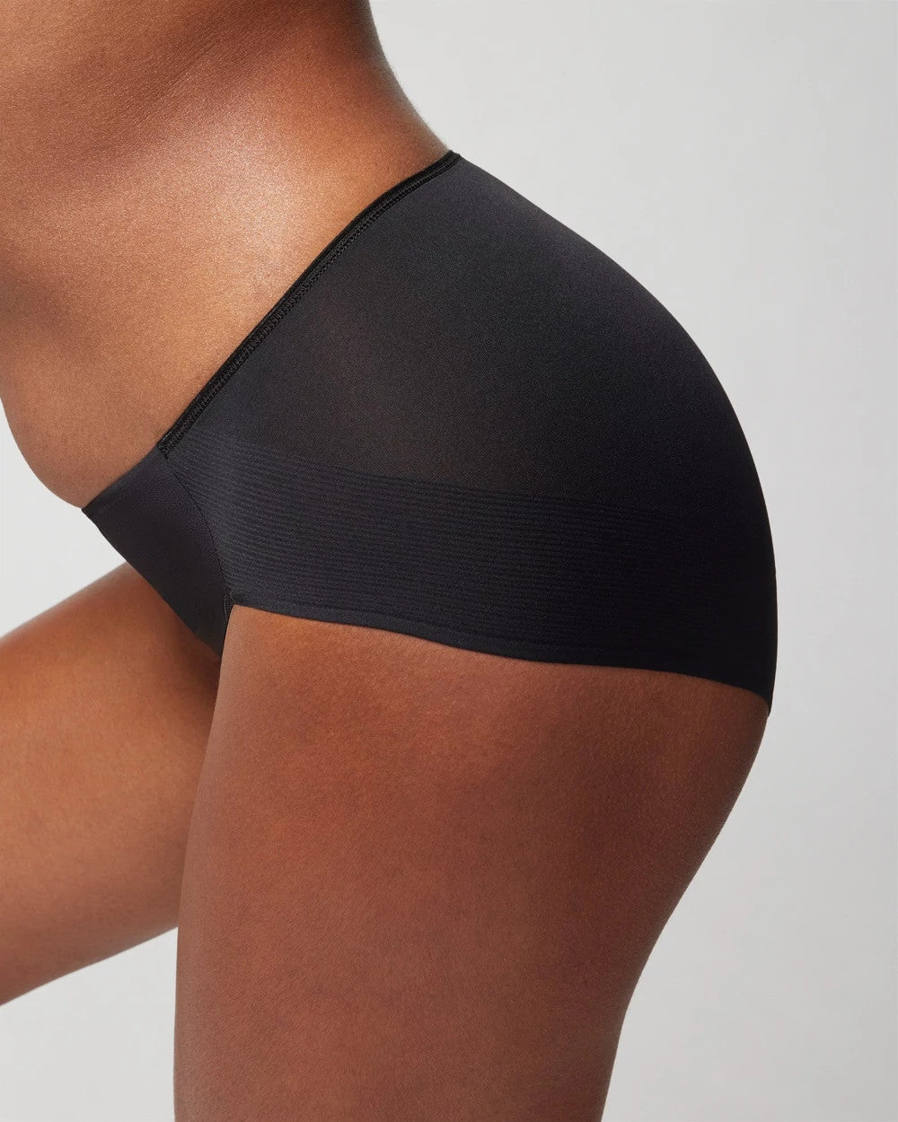 BLACK - High-Leg Brief Panty