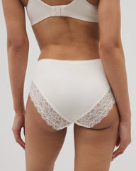 IVORY - High-Leg Panty with Enchanting Lace