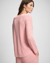 CAMEO PINK/DUSTY ROSE - Long Sleeve Pajama Tee