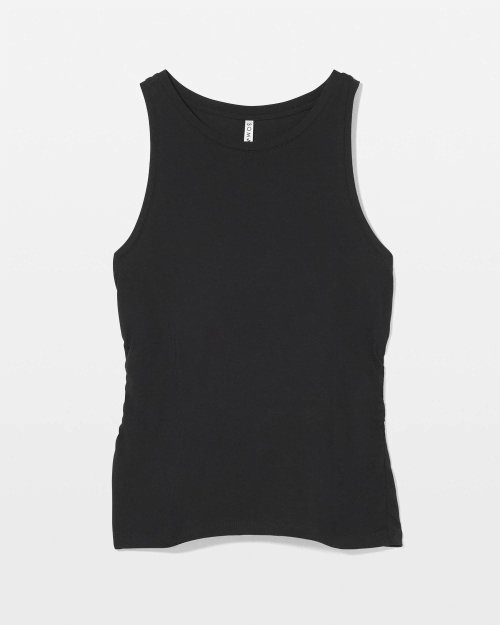 BLACK - Ruched Pajama Tank