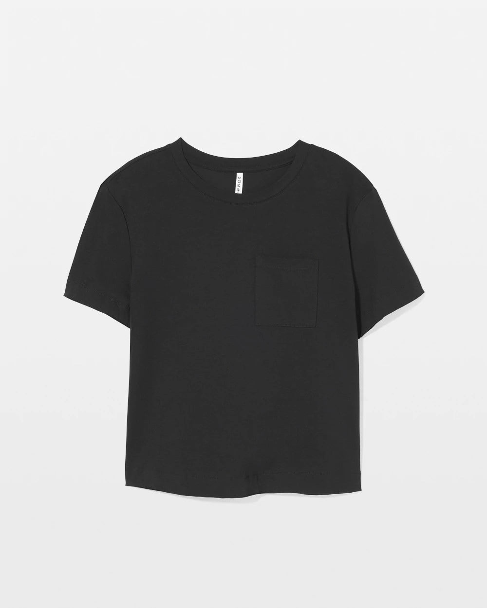 BLACK - Short-Sleeve Pocket Pajama Tee