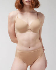 WARM AMBER - Cotton High-Leg Panty