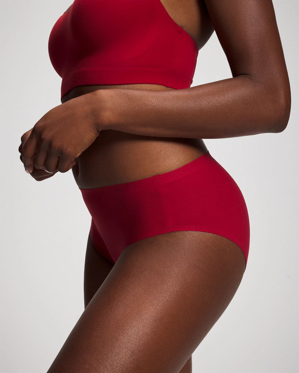 PAINT THE TOWN RED - Soft Stretch High Leg Panty