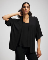 BLACK - Pajama Cardi