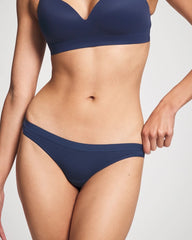 INK BLUE - Cotton Thong Panty