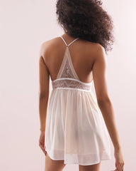 IVORY - Soma's Sexiest Mesh and Lace Chemise