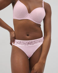SUGAR COATED - Thong Panty with Lace Trim