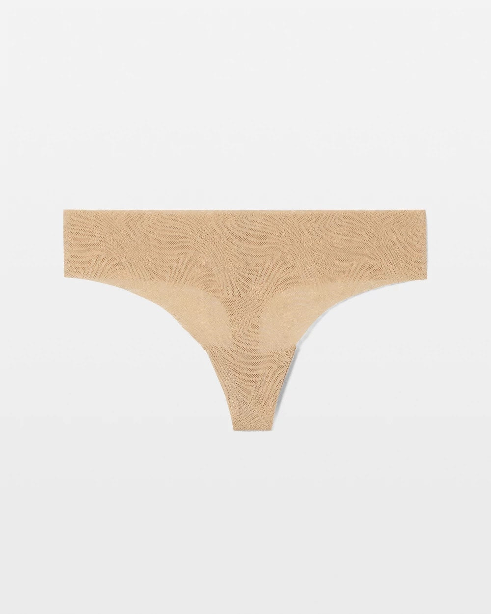 WARM AMBER - Thong Panty with Lace