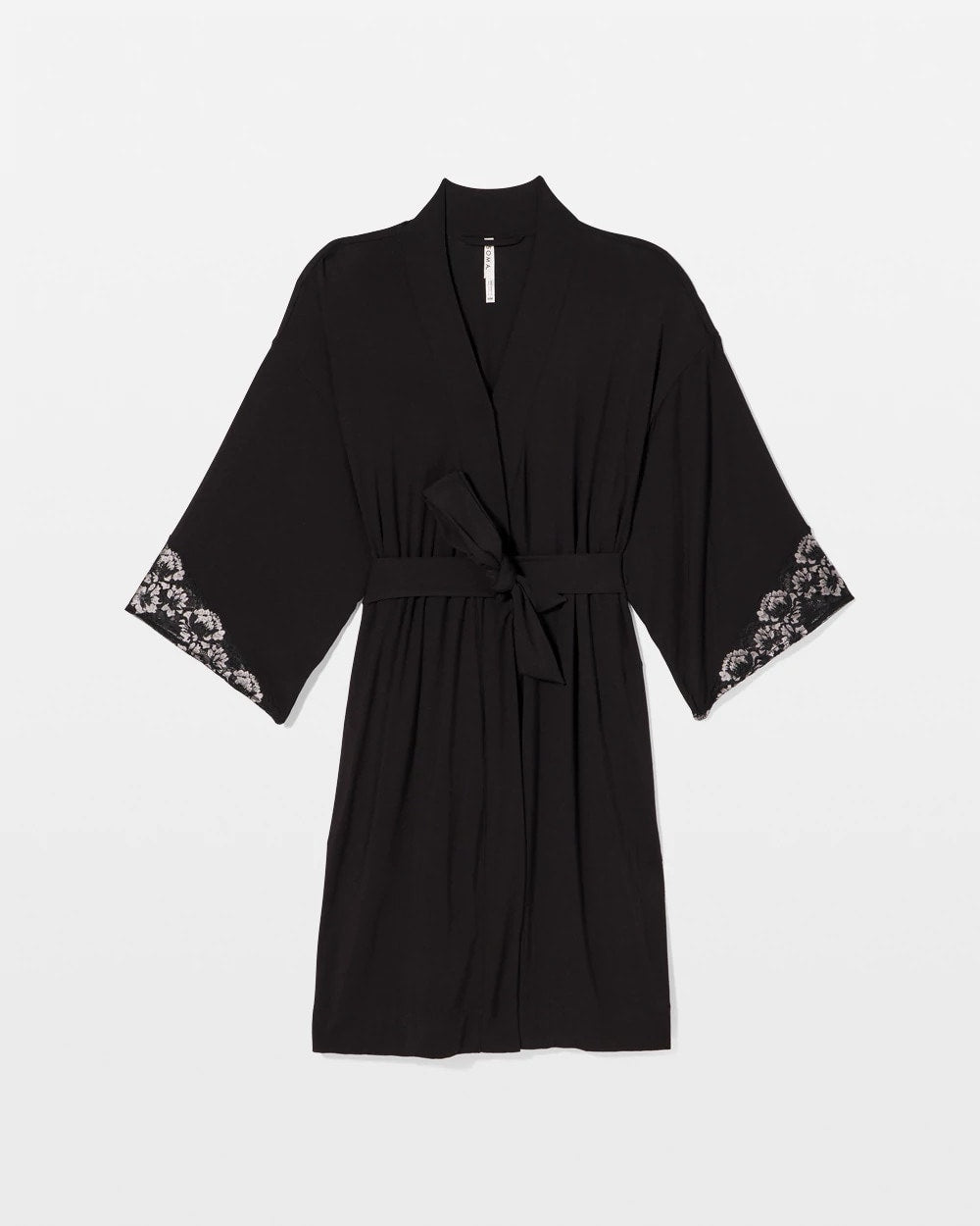 BLACK - Lace Robe