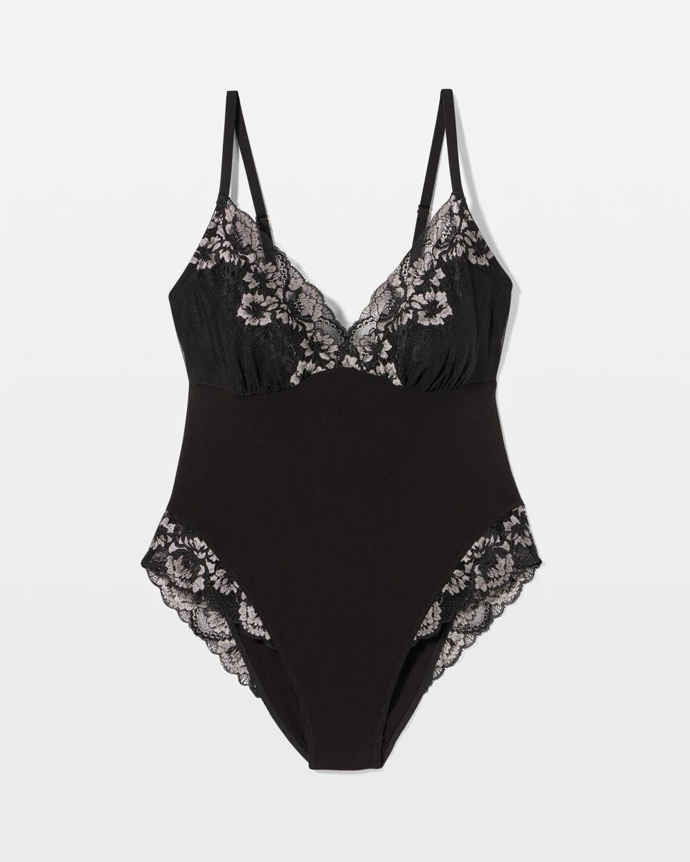BLACK - Lace Bodysuit