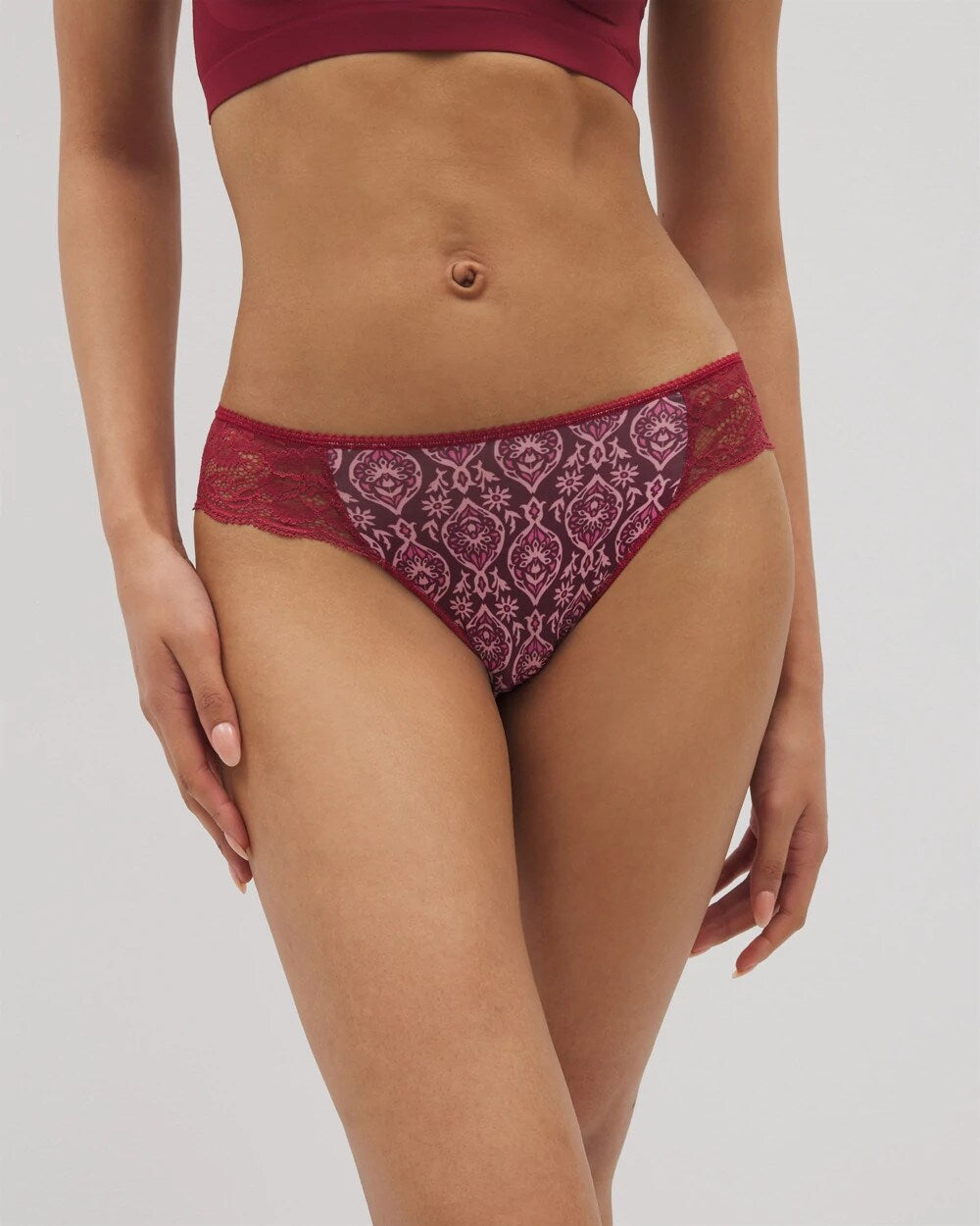 PLENTIFUL PIECES KISS - Edge Bikini Panty with Lace