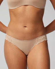 WARM AMBER - Bikini Panty with Lace