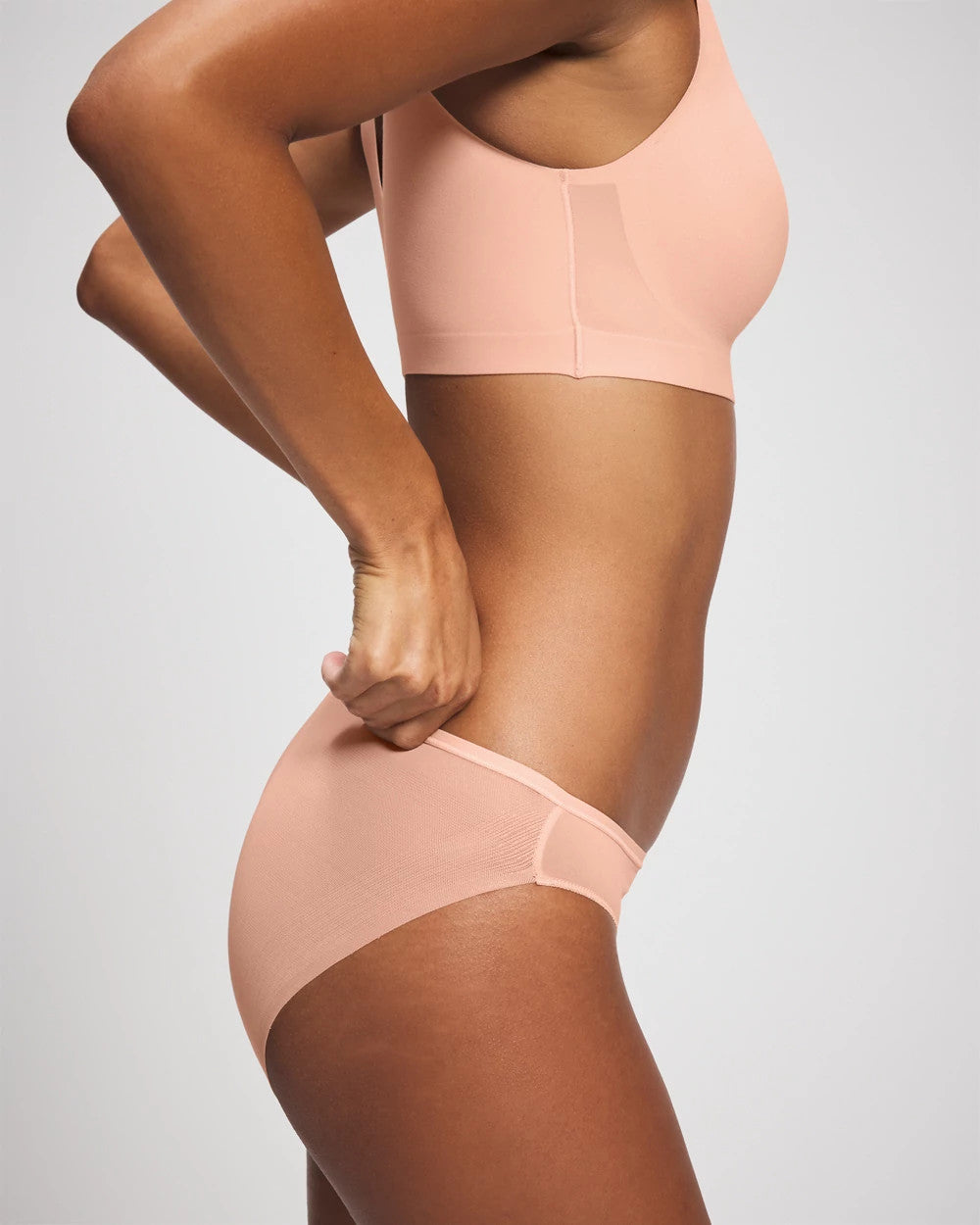 PEACH PARFAIT - Mesh Back Bikini Panty