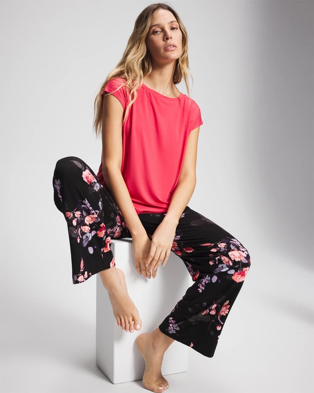 HEARTS DESIRE - Short Sleeve Boat Neck Top