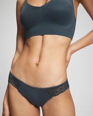 PETROL - Bikini Panty with Lace