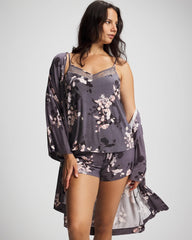 FLORAL DREAMS GRAY - Lace Cami