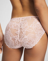 PRETTY PINK - Lace Back Bikini Panty