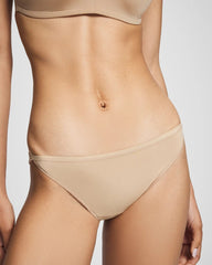 WARM AMBER - Lace Back Bikini Panty