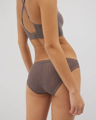 GRAY ABYSS - Soma Bikini Panty with Stretch Lace