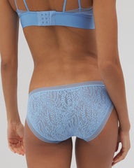 WISHFUL BLUE - Soma Bikini Panty with Stretch Lace