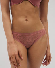 CLAY ROSE - Soma Bikini Panty with Stretch Lace