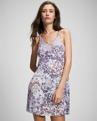 LACE HARMONY LILAC - Lace Chemise