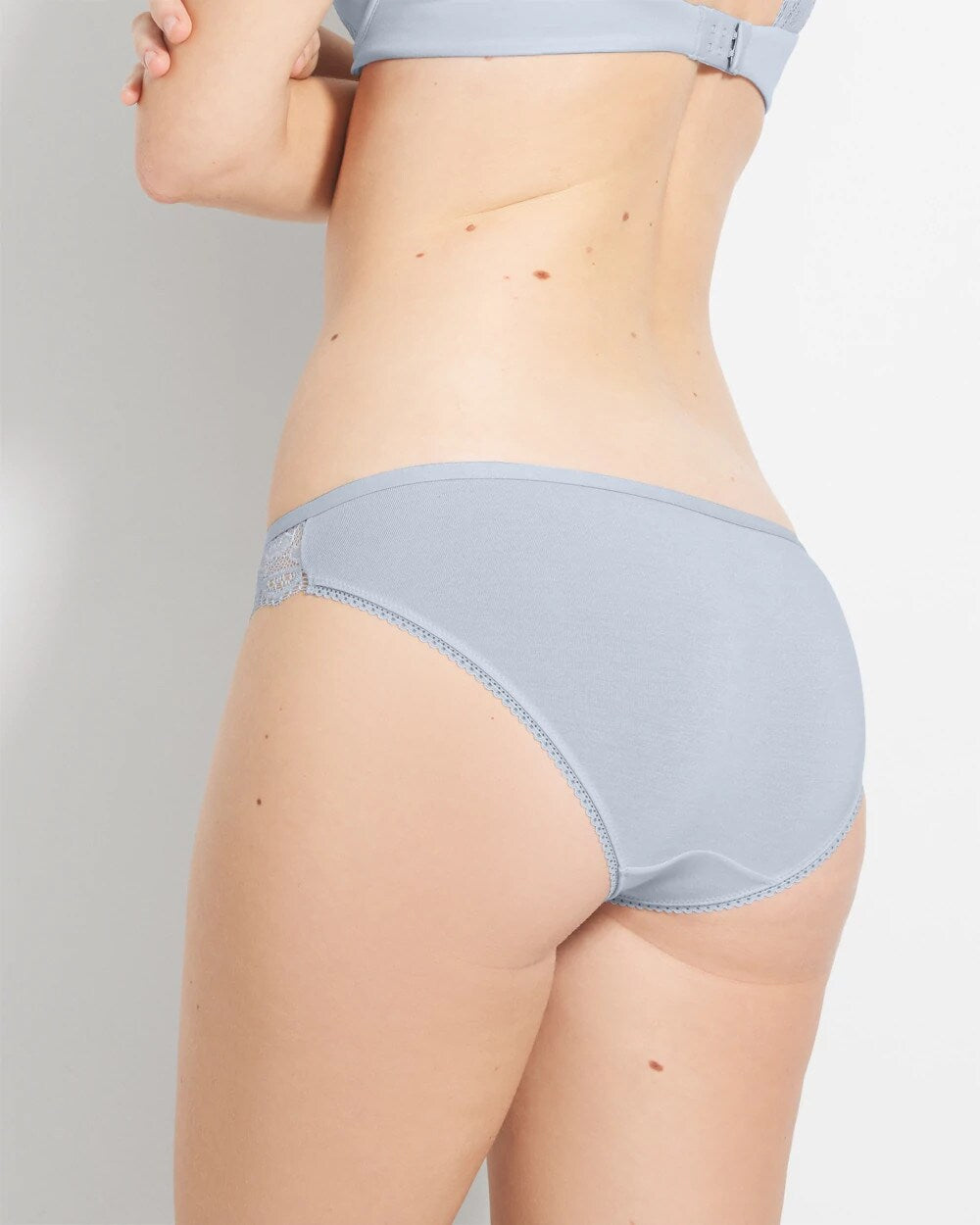 BLUE MIST - Bikini Panty with Enchanting Lace