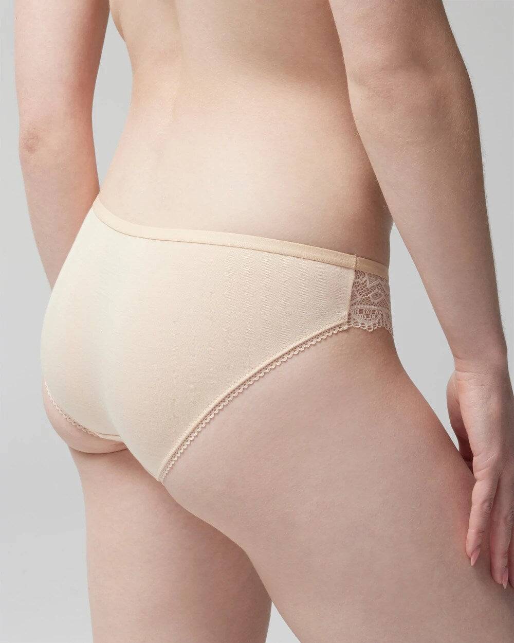 PALE SAND - Bikini Panty with Enchanting Lace