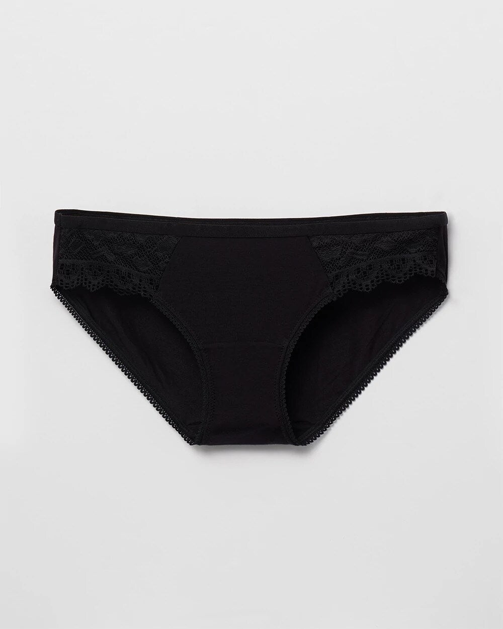 BLACK - Bikini Panty with Enchanting Lace