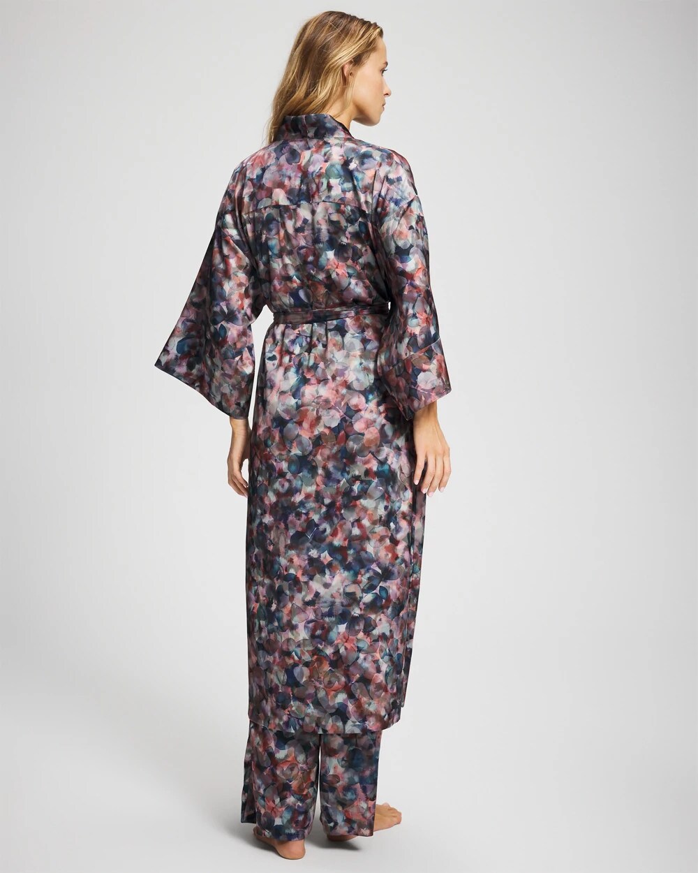 PETAL MOSAIC PETROL - Long Robe