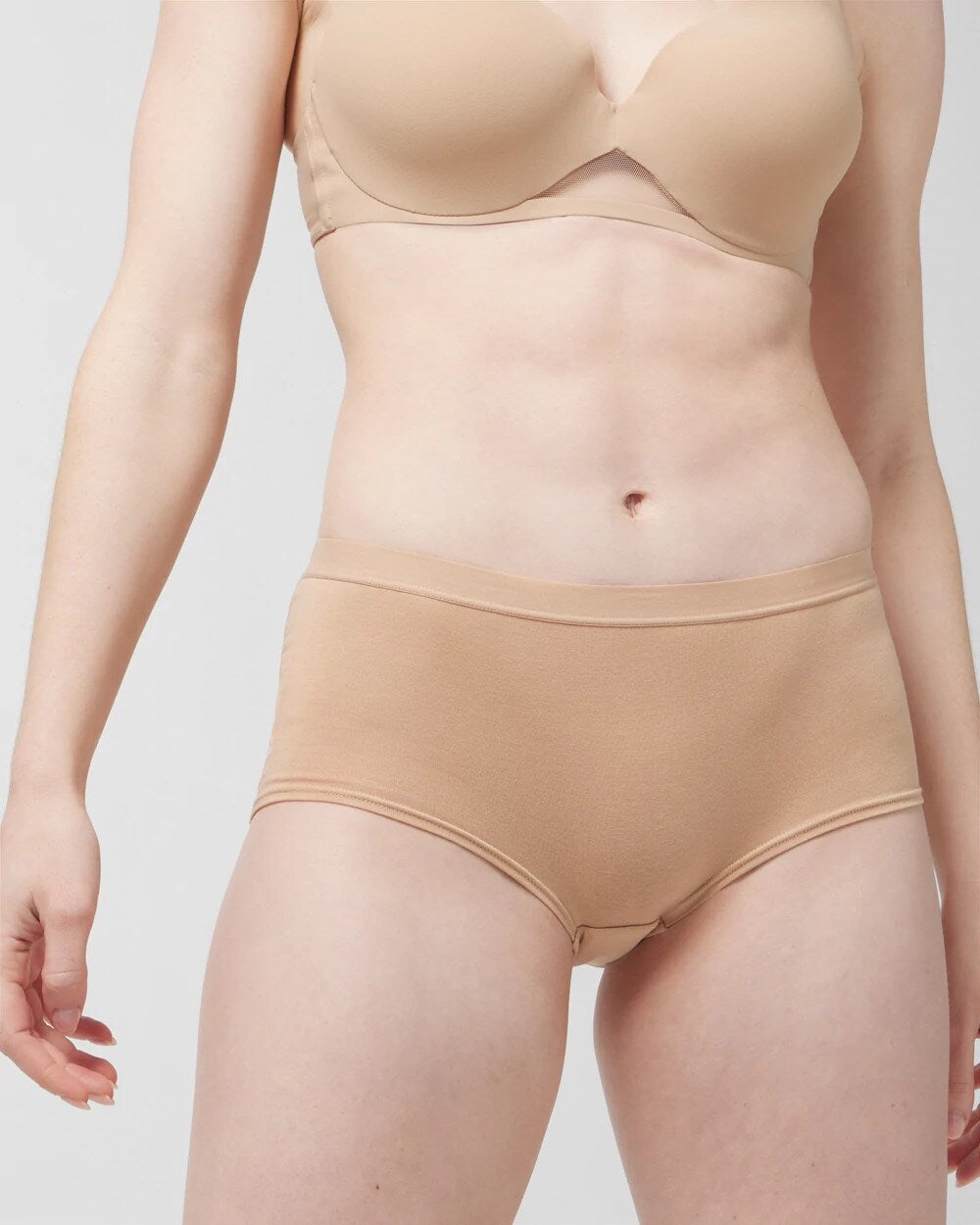 WARM AMBER - Cotton Boyshort Panty