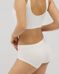 IVORY - Seamless Rib Boyshort Panty